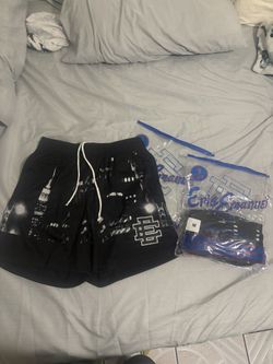 Eric Emanuel Shorts Black Skyline Size M