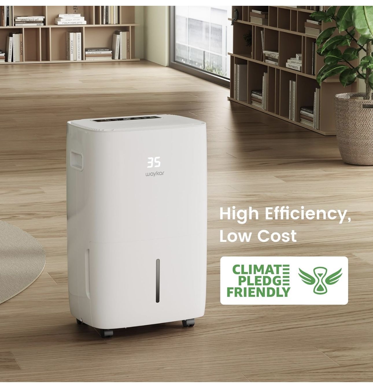 Waykar 130 Pints 6,500 Sq. Ft Dehumidifier