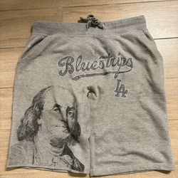 Blue strips la shorts