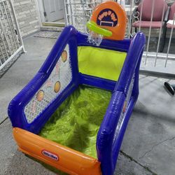 Inflatable Basketball For Kids $30 Not Including Balls