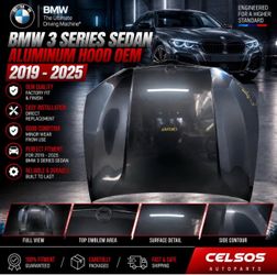 BMW 3 SERIES SEDAN ALUMINUM HOOD OEM  2019  -  2025