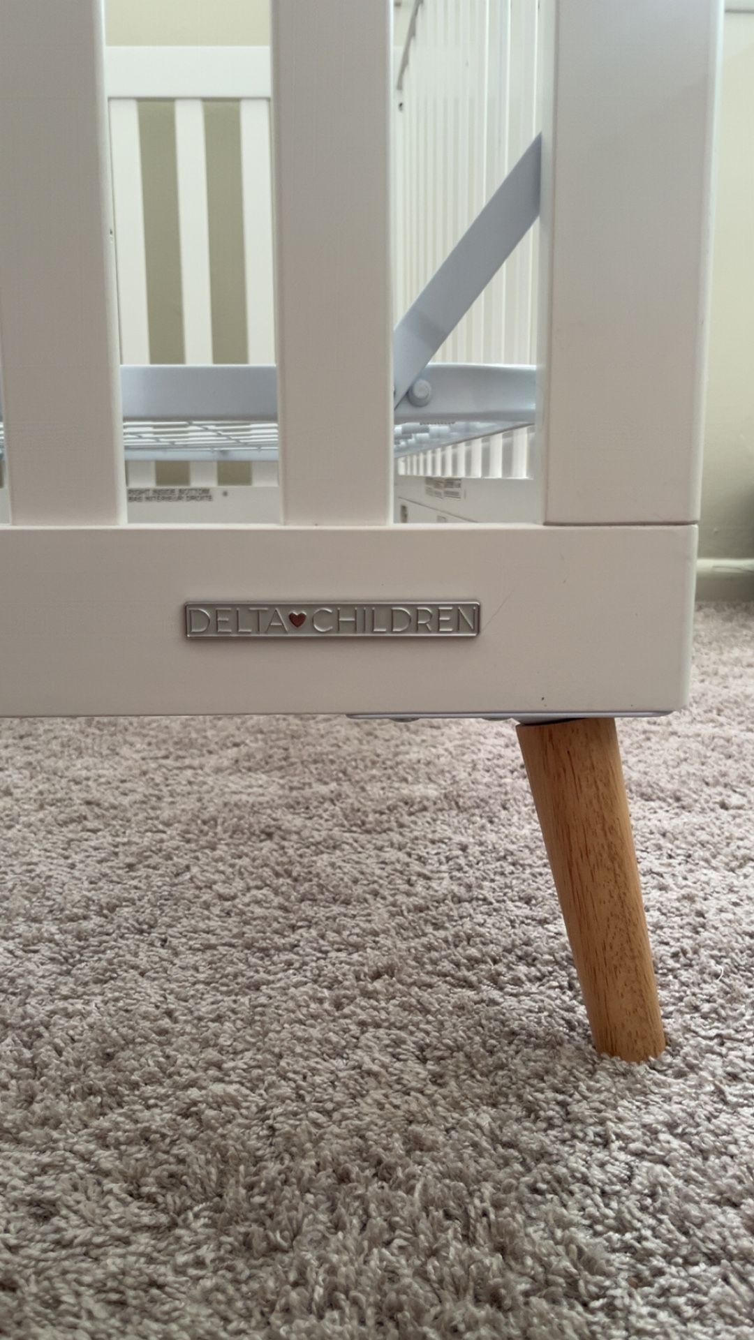 Jordan 4 In 1 Convertible  Crib 