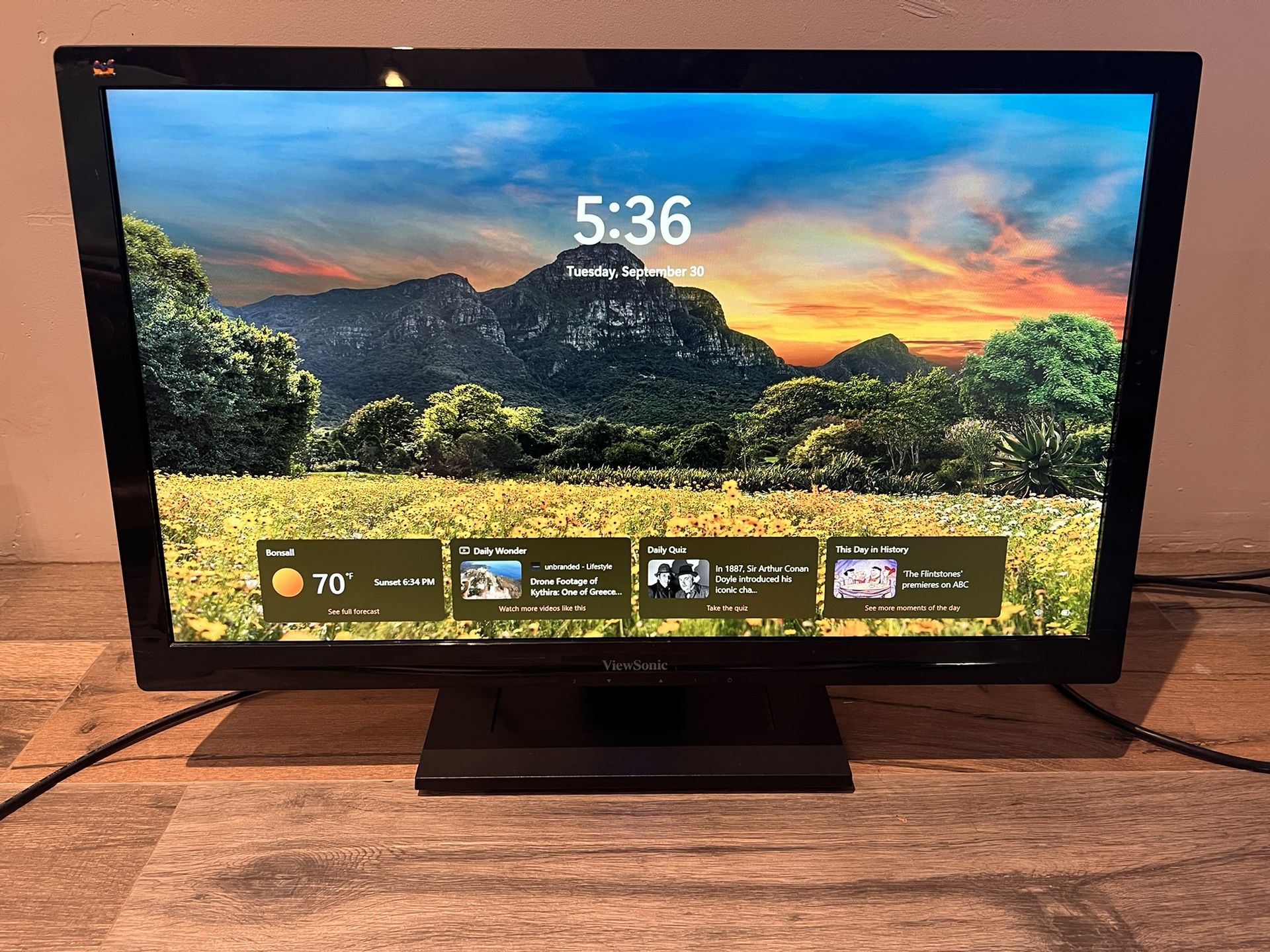 ViewSonic 24" Full HD Widescreen Computer Monitor