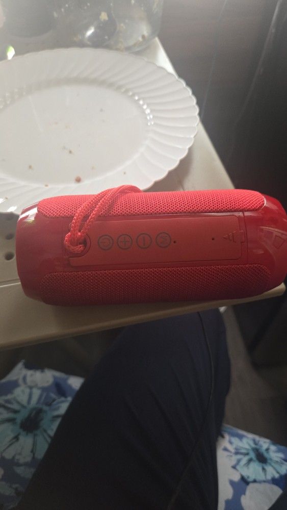 Red Bluetooth Speaker 