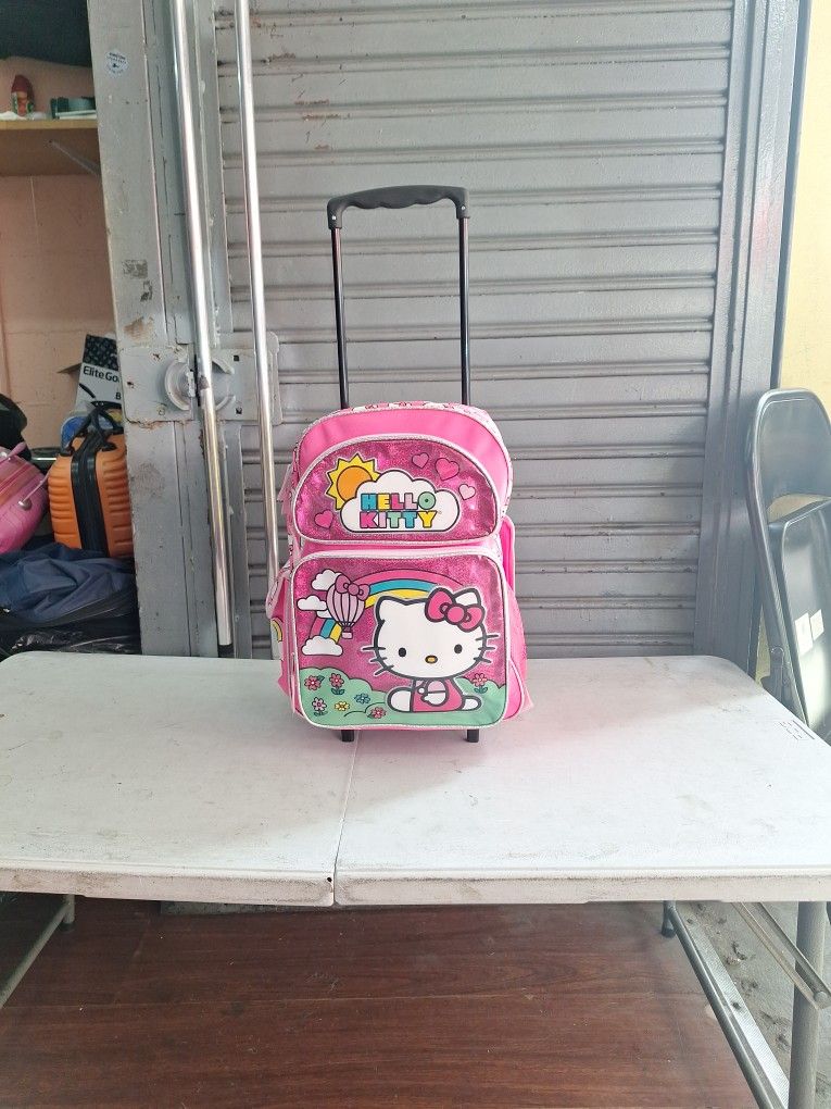 Hello Kitty Rolling Backpack