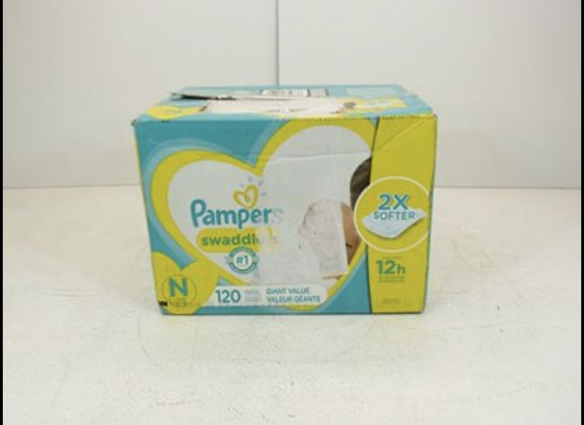 Pampers Swaddlers Diapers, Newborn , 120 Count