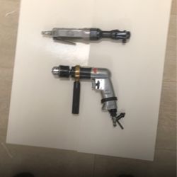 MAC TOOLS 3/8” AIR RATCHET  AND 1/2” AIR DRILL