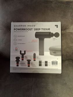 Powerboost deep tissue percussion massager