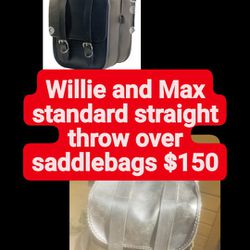 Willie And Max Standard Straight Throw Over Saddlebags 