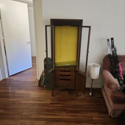 China or knickknack cabinet.