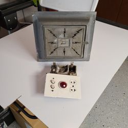 Antique Iron Hot Box/Cabinet And Switch (circa 1927)