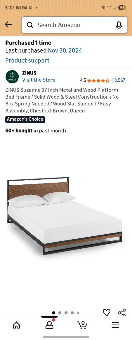 Zinus Queen Bed Frame