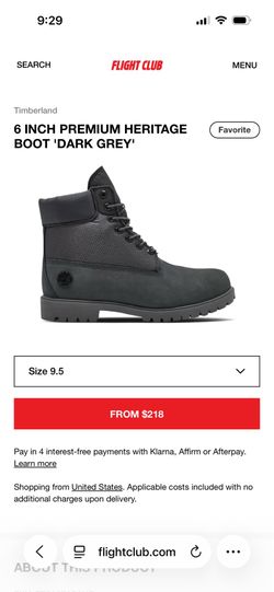 Timberland dark gray boots