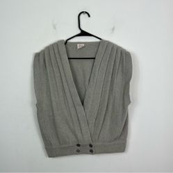 Vintage Lambswool Sweater Vest Sz L