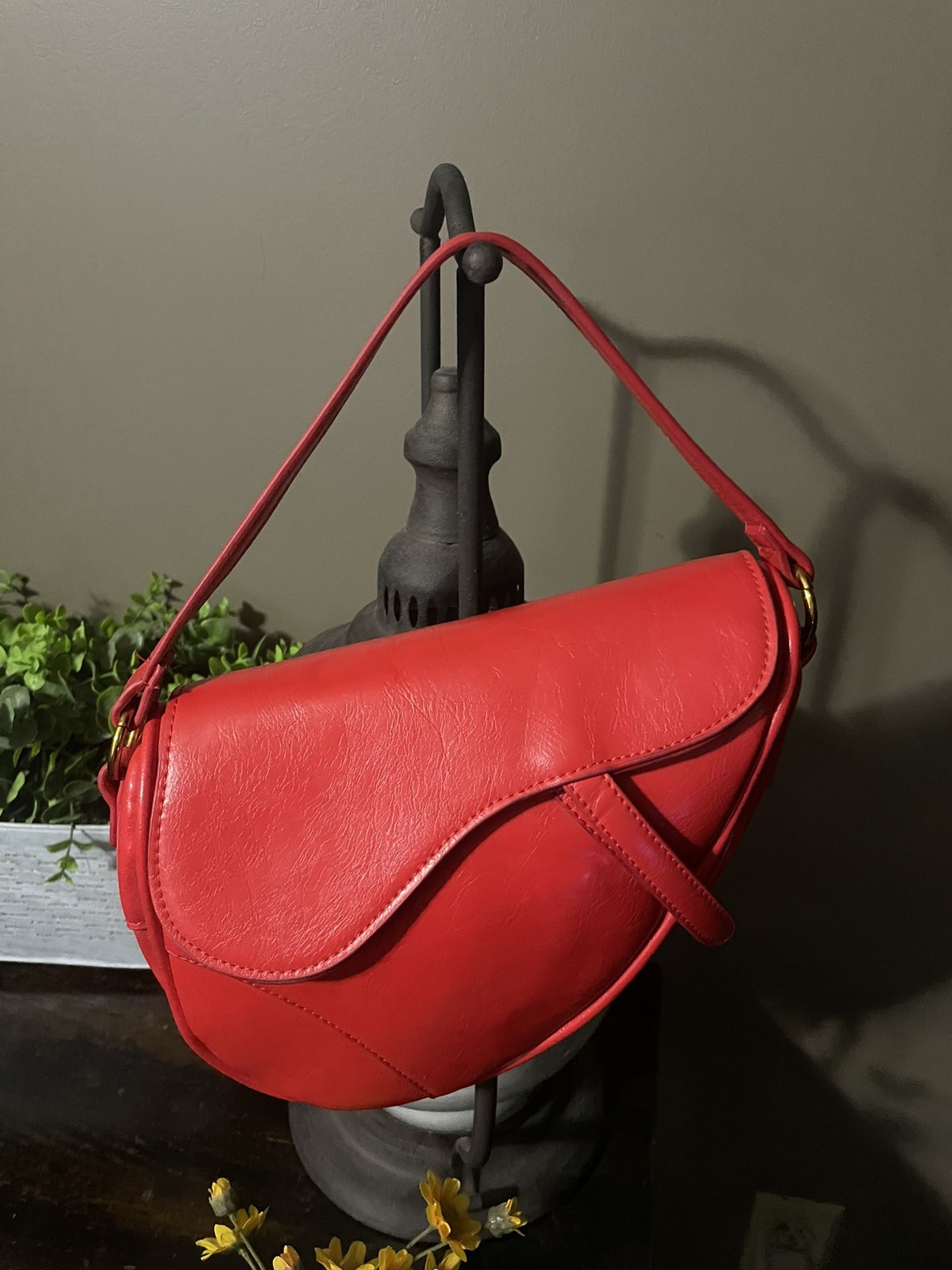Red Shoulder/Crossbody Bag
