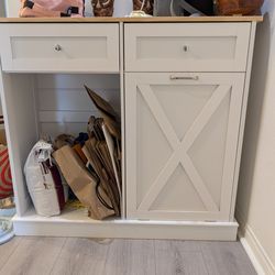 Hidden Trash Counter Top