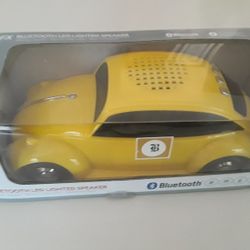 QFX Bluetooth 1960 Bug Retro Car Replica Speaker, 3-inch Speakers