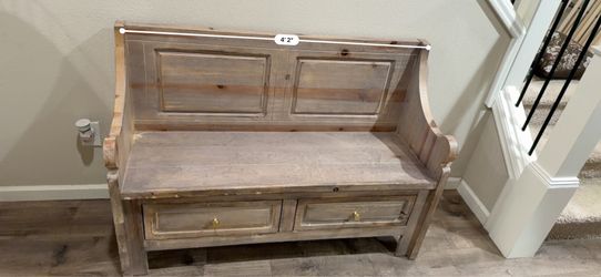 Vintage Wood Bench