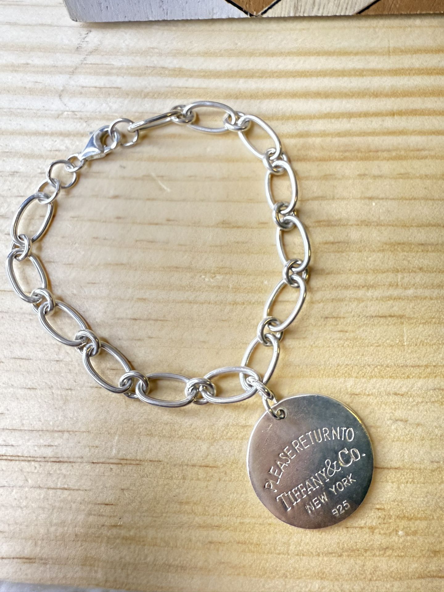 Sterling silver bracelet size 7” 15.9g 6.6mm