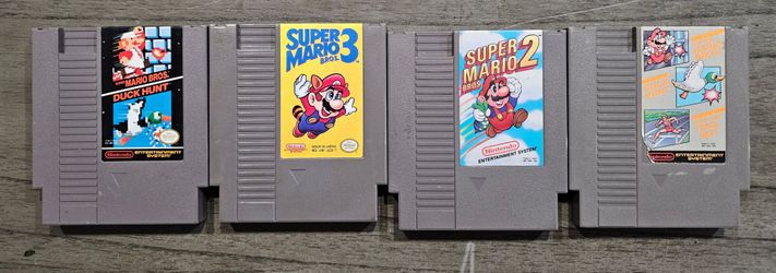 $120 for all four Nintendo NES Video Games