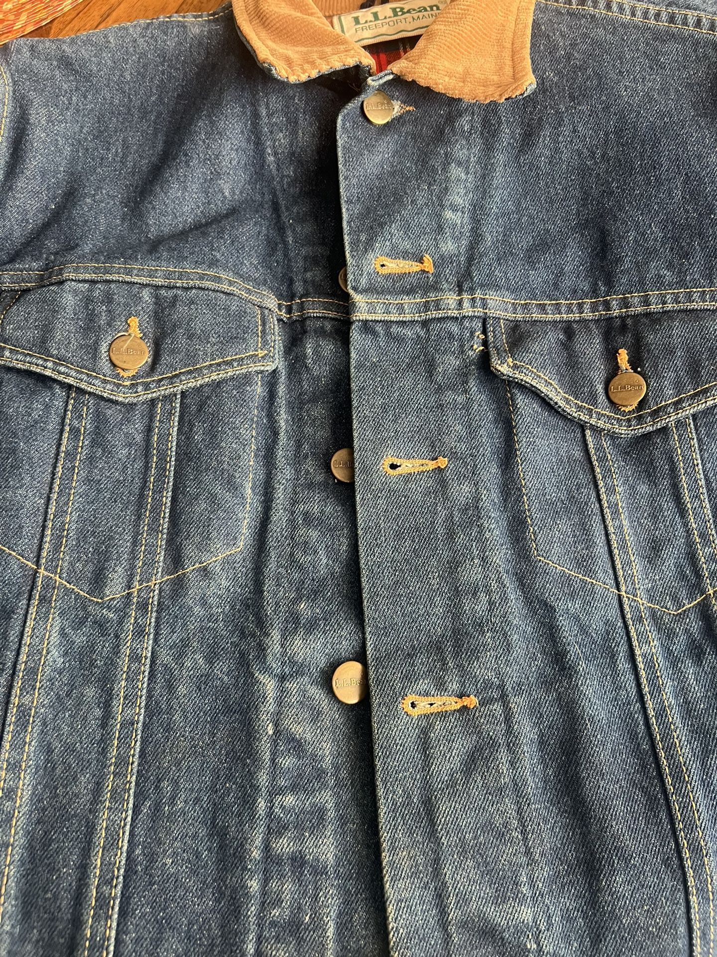 Vintage LL Bean Denim Jacket 40R