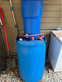 Rain water collector for coop
