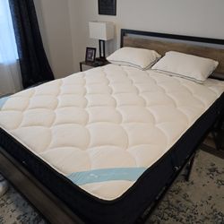 Dream Cloud Queen Mattress/Pillows & Bedframe