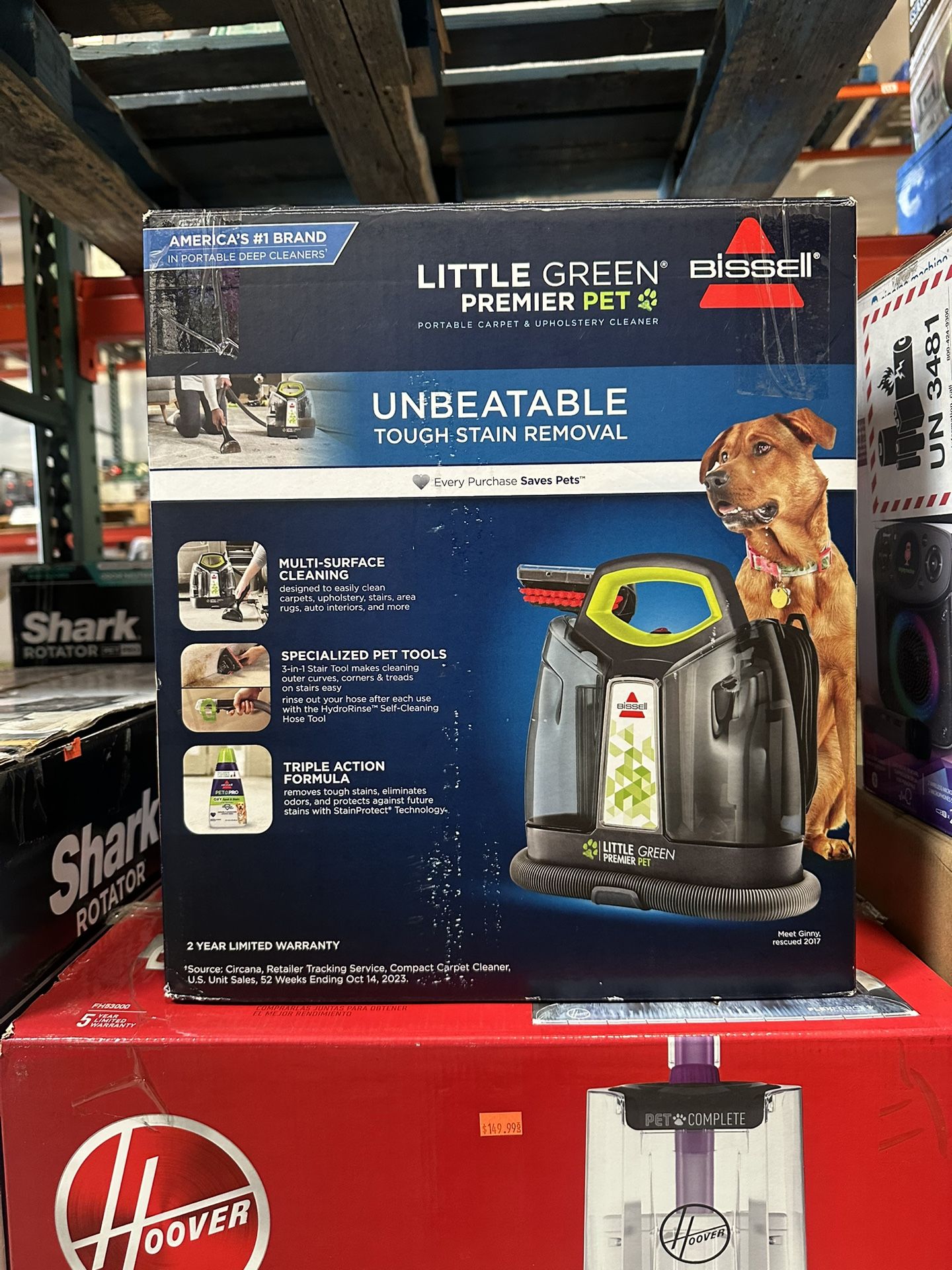 Bissell Little Green Premier Pet Portable Carpet & Upholstery Cleaner Brand New In Box