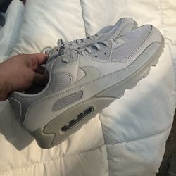 Size 15 Nike Air Max 90, Wolf Grey, $85