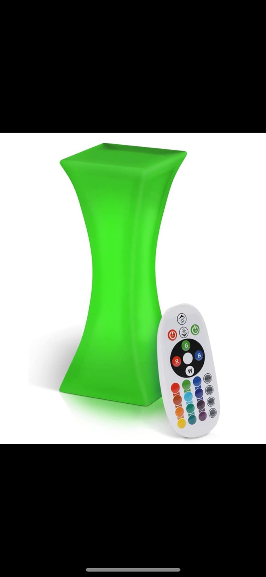Light Up Pedestal Table