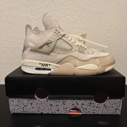 Off-White x Wmns Air Jordan 4 Retro SP 'Sail'