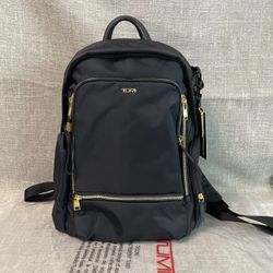 TUMI VOYAGEUR Celina Backpack Black/Gold