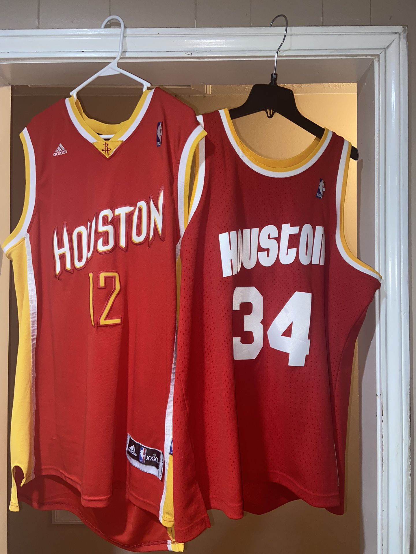 Rockets Jersey  Both For $80 Real Good Price