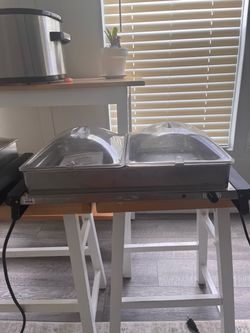 2- broil king buffet servers New $250 for both they sell for $350 each online