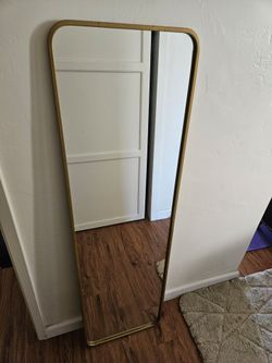 Gold metal Mirror