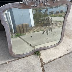 Vintage mercury mirror