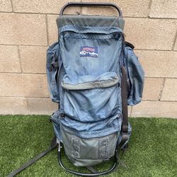 Vintage External Frame Jansport Backpacking Backpack 