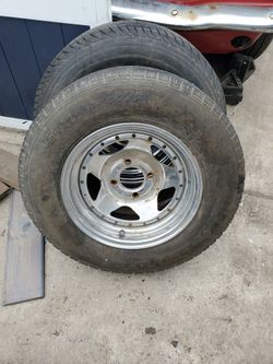 1964-66 Mustang Rims 4 Lug