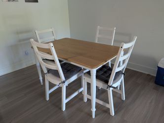 Dining table with 4 chairs