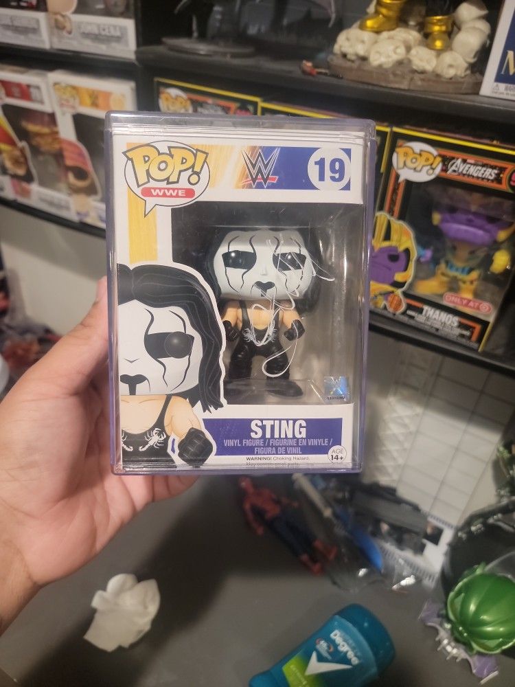 Sting Autographed Funko Pop