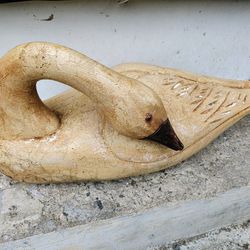 Wooden Swan Or Goose