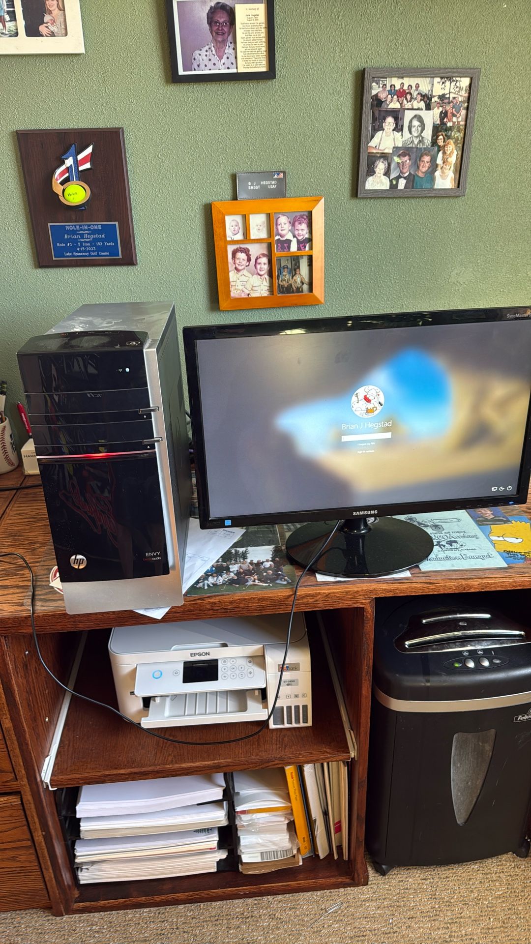 Desktop and Monitor