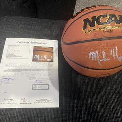 Mike Krzyzewski Duke Autographed NCAA Final Four Basketball With JSA LOA