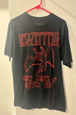 Led Zeppelin 1977 USA Tour Graphic T-Shirt