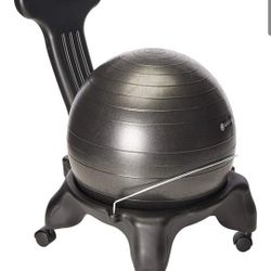GAIAM Charcoal Balance Ball Chair