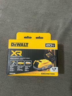 DEWALT 20V MAX XR POWERSTACK Lithium-Ion Battery Starter Kit with 1.7Ah Battery and Charger