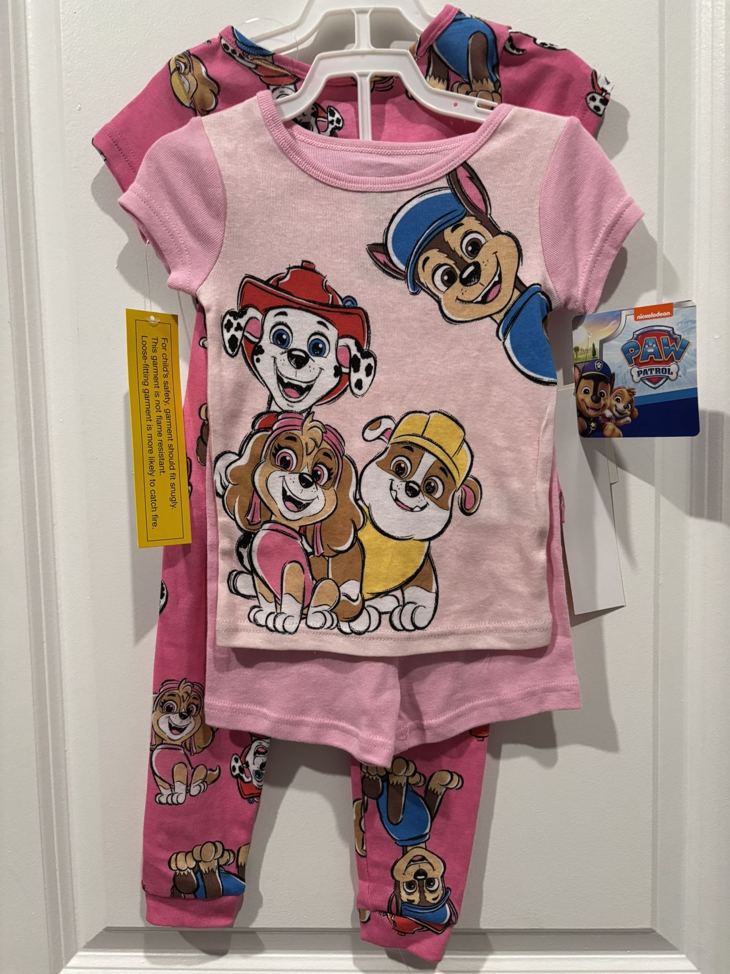 New Girls 4 piece Paw Patrol Pajama Set