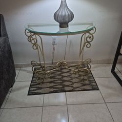 Antique Glass Table