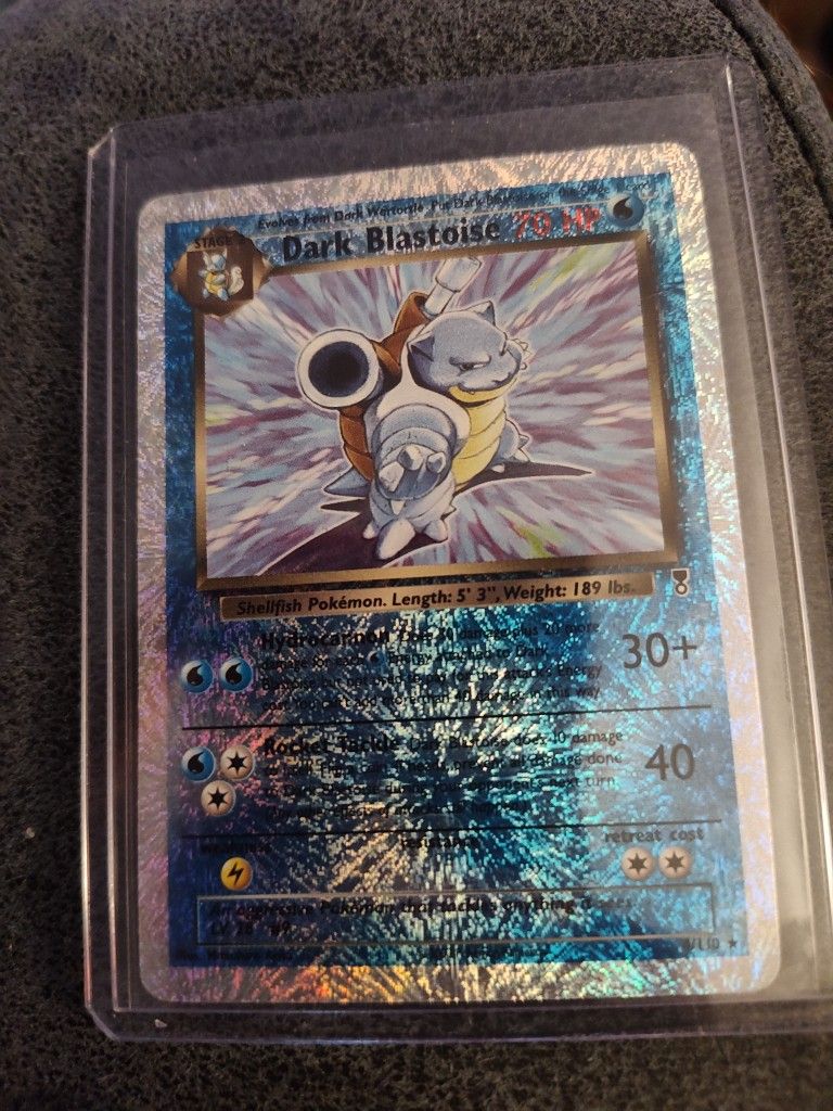 Dark Blastoise Reverse Holo Pokemon card