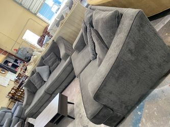 Gray living room set